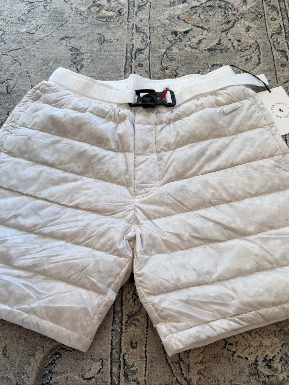Nike x Tom Sachs Men’s Quilted Cloud White Shorts
